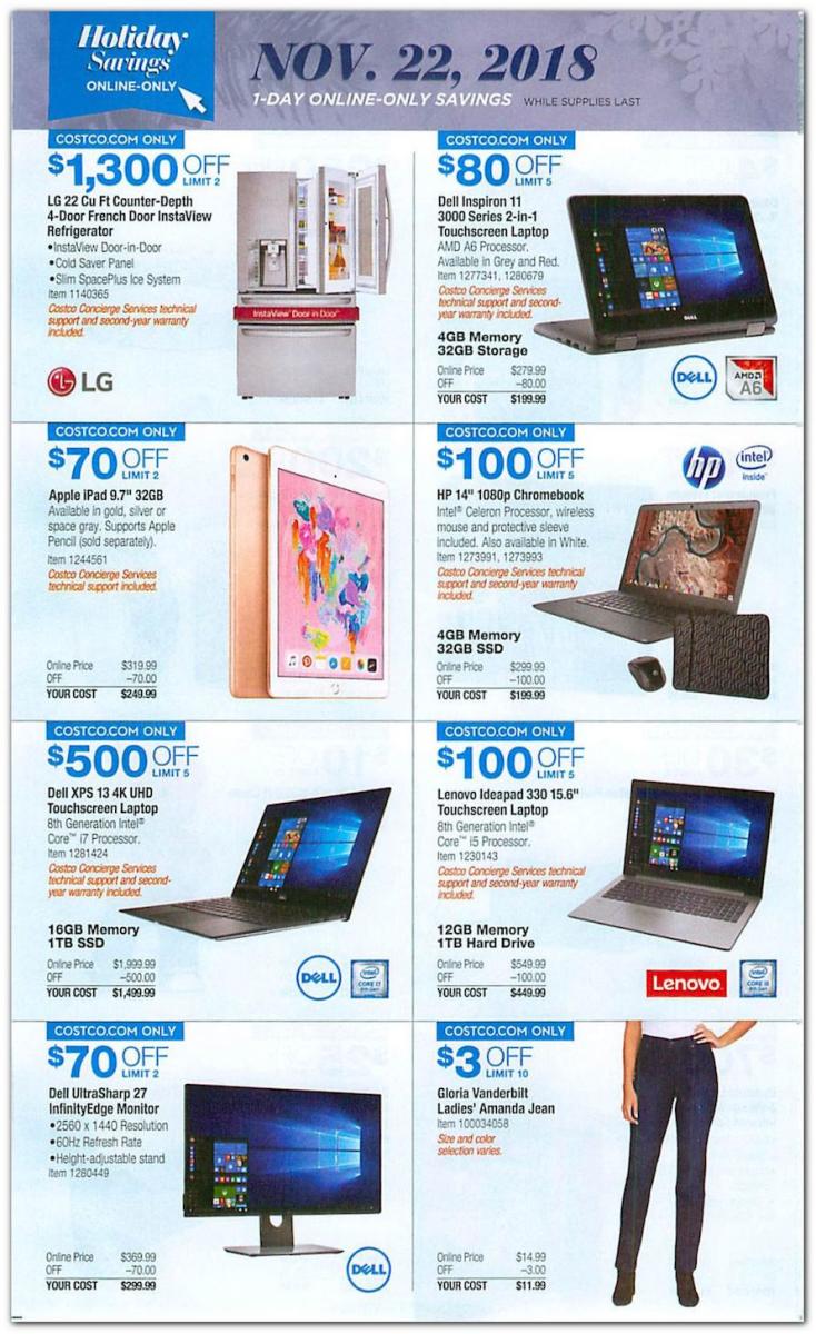 BLACK FRIDAY & USA Northwest Costco Sales Oct 31 - Nov 26, 2018 (Alaska, Idaho, Montana, Oregon ...