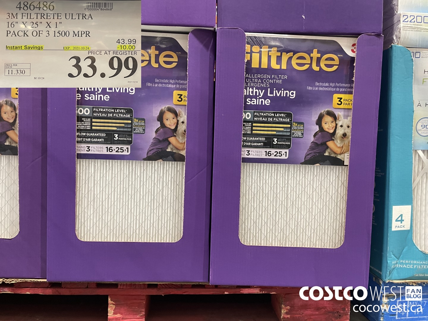 486486 3M FILTRETE ULTRA 16