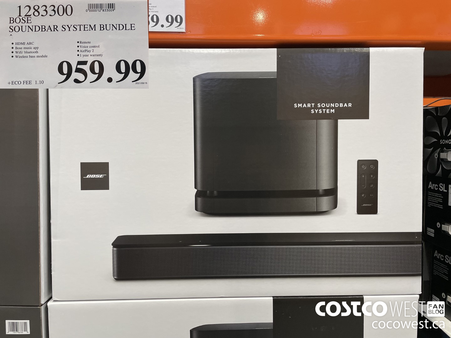 bose soundbar costco canada