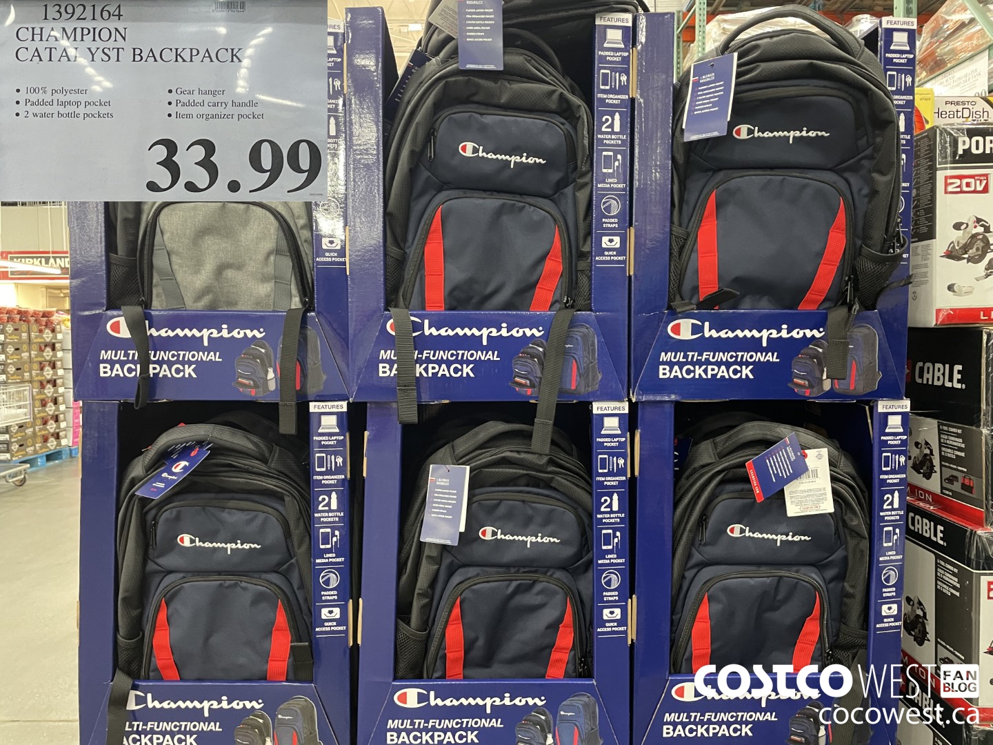 costco backpack champion