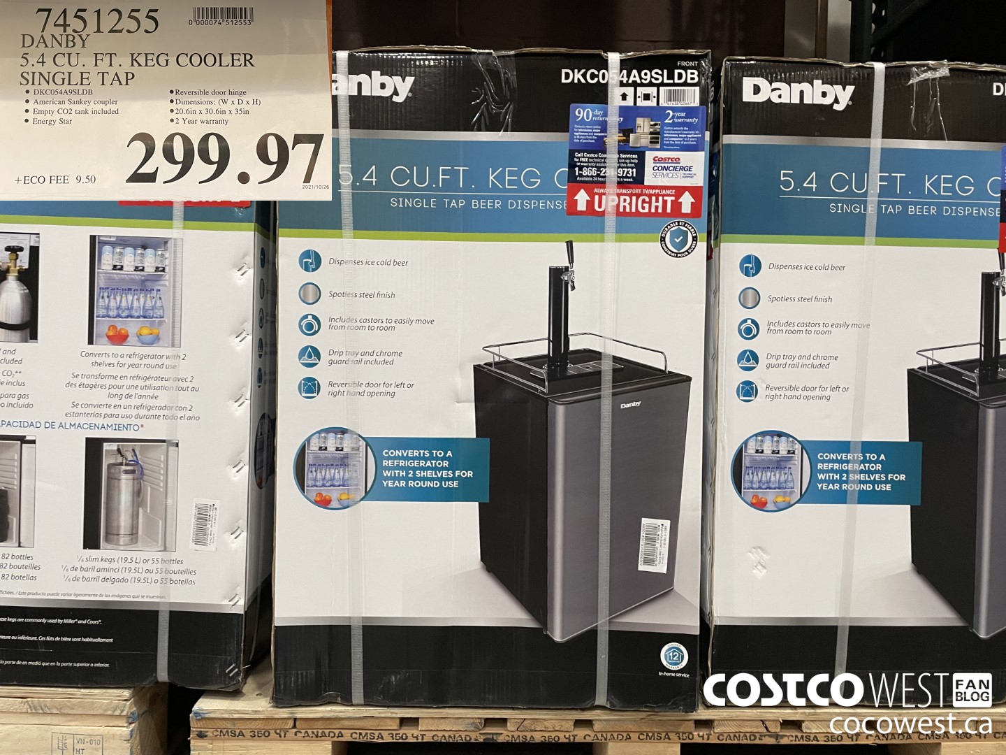 Beer keg hot sale fridge costco