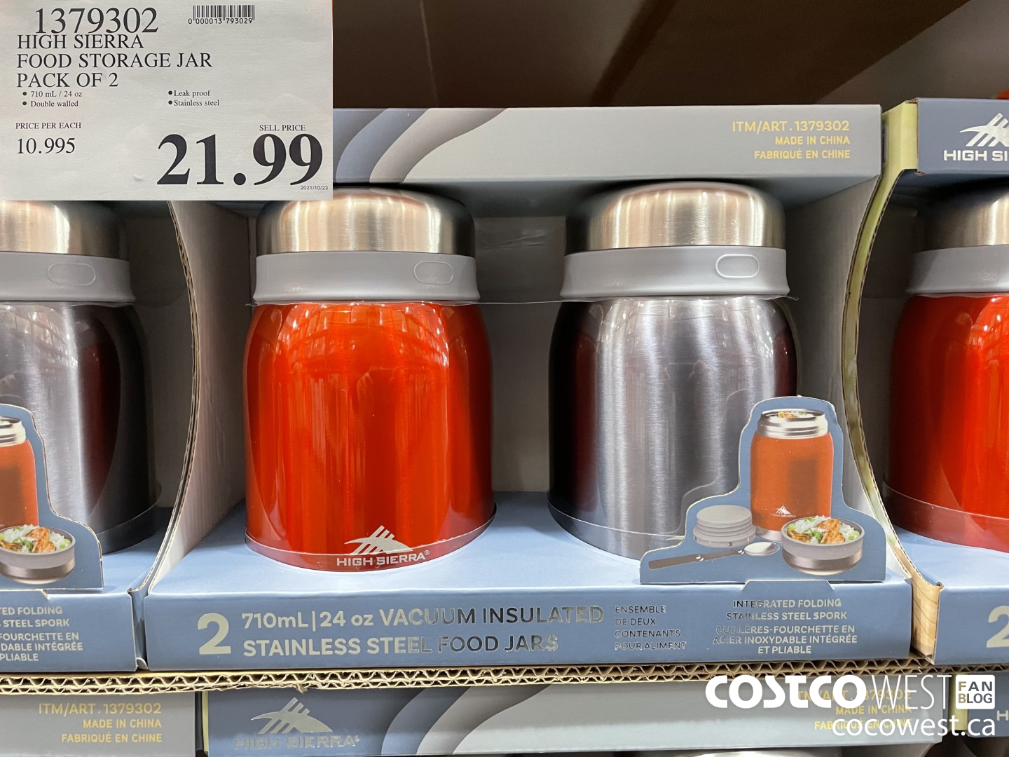 High Sierra Insulated Food Jar - Costco Sale!