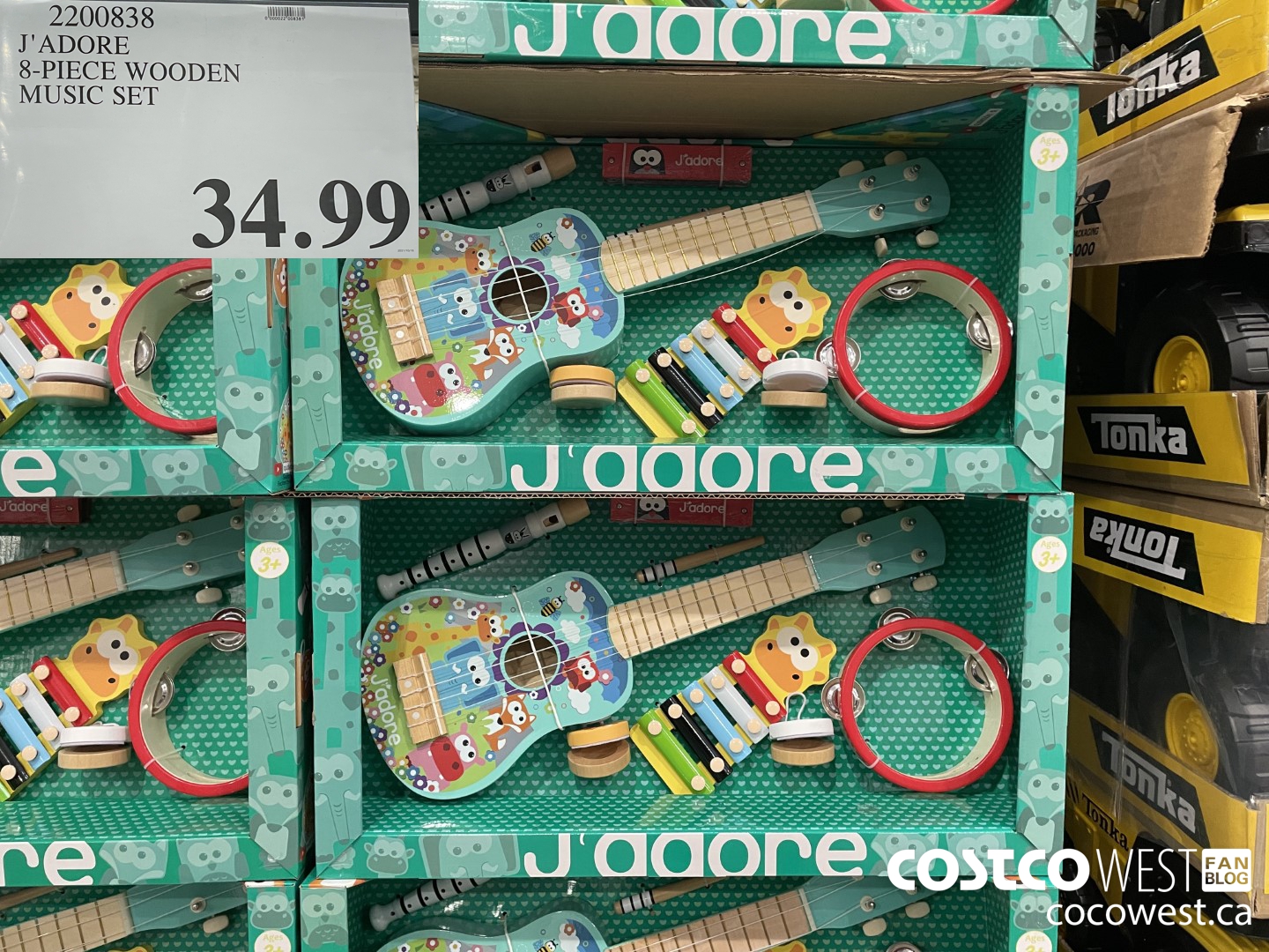 2200838 J'ADORE 8-PIECE WOODEN MUSIC SET  $34.99