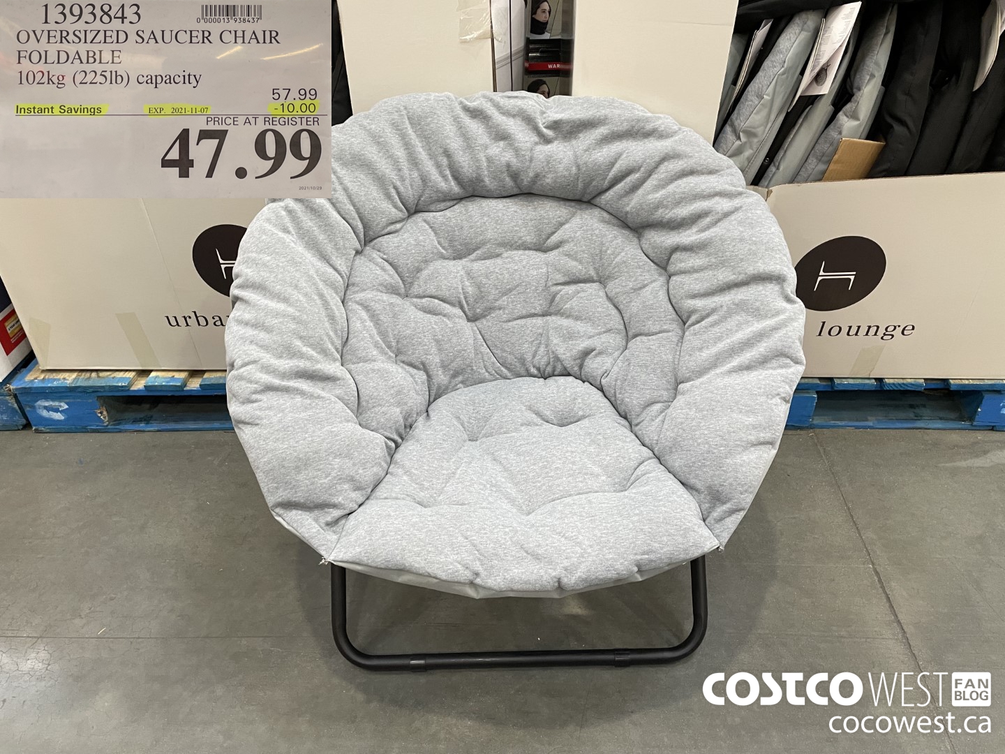 saucer chair costco canada