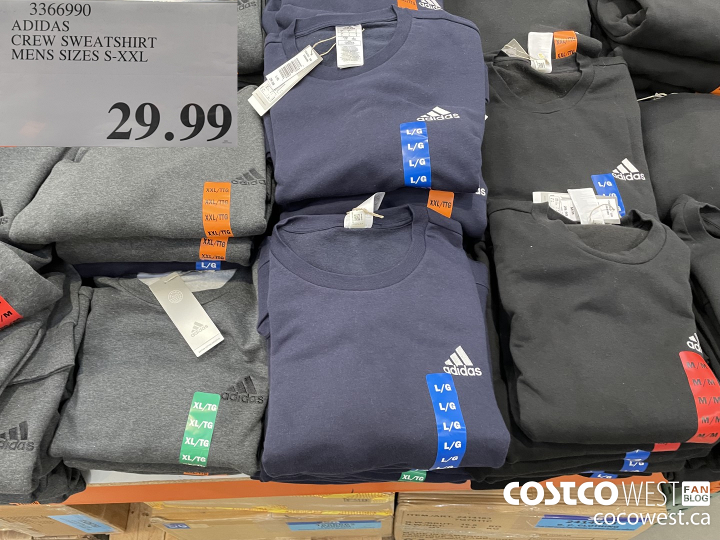 Costco adidas outlet sweater