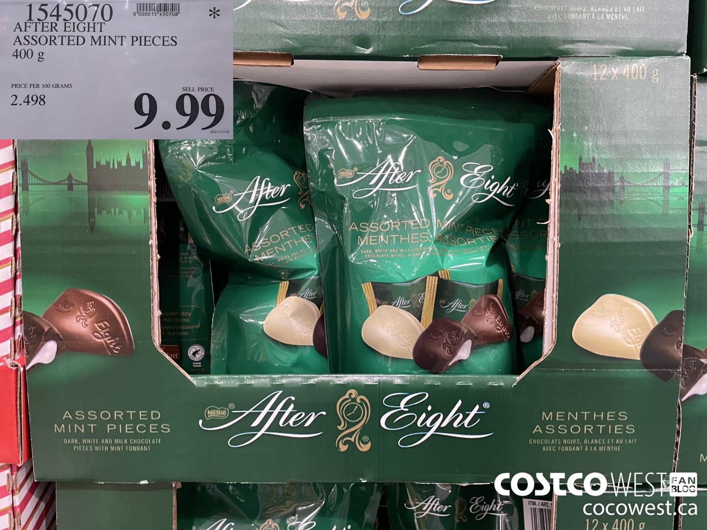 After Eight coffret chocolat menthe 300g