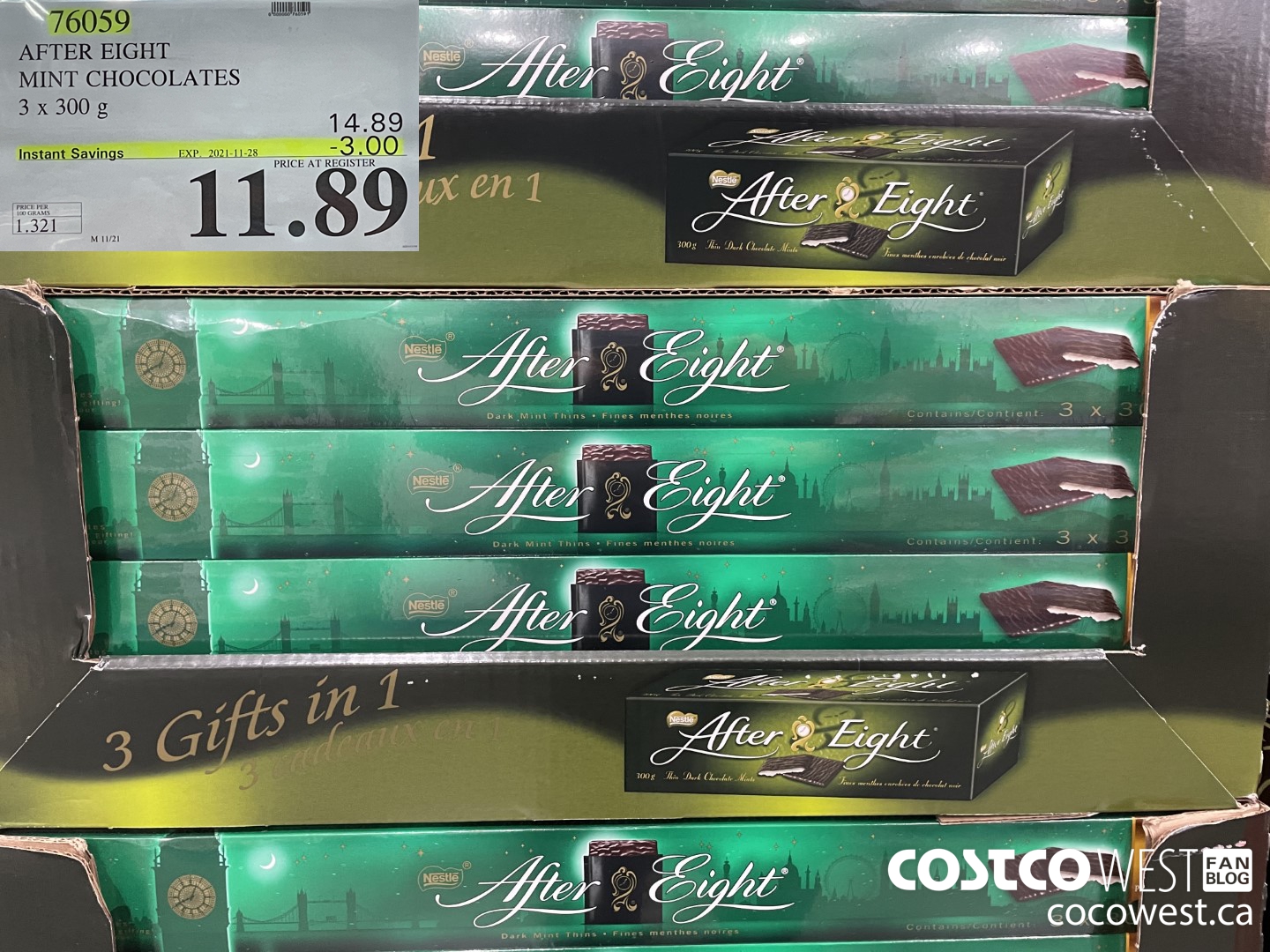 AFTER EIGHT Coffret 300g - Nestlé - 300 g