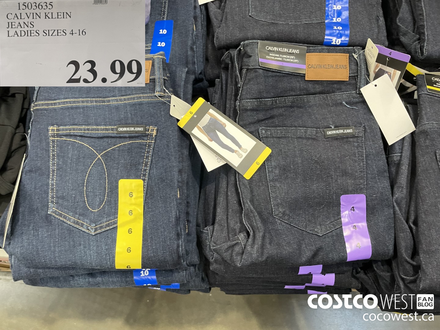 Calvin klein deals womens jeans costco