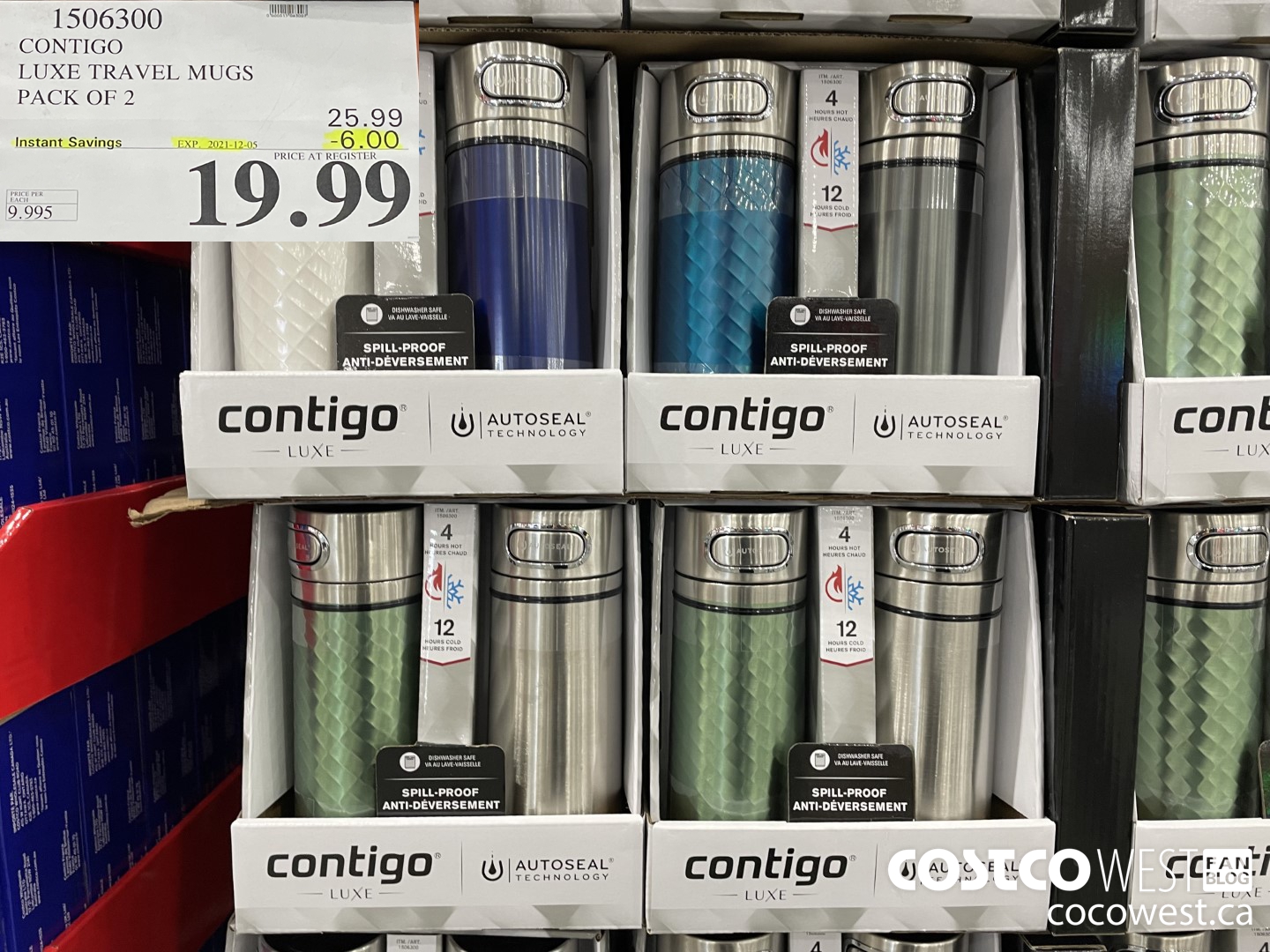 Costco] Contigo Luxe Travel Mugs - 2 Pack - $14.97 (YMMV warehouse deal  found at Scarborough location) - RedFlagDeals.com Forums