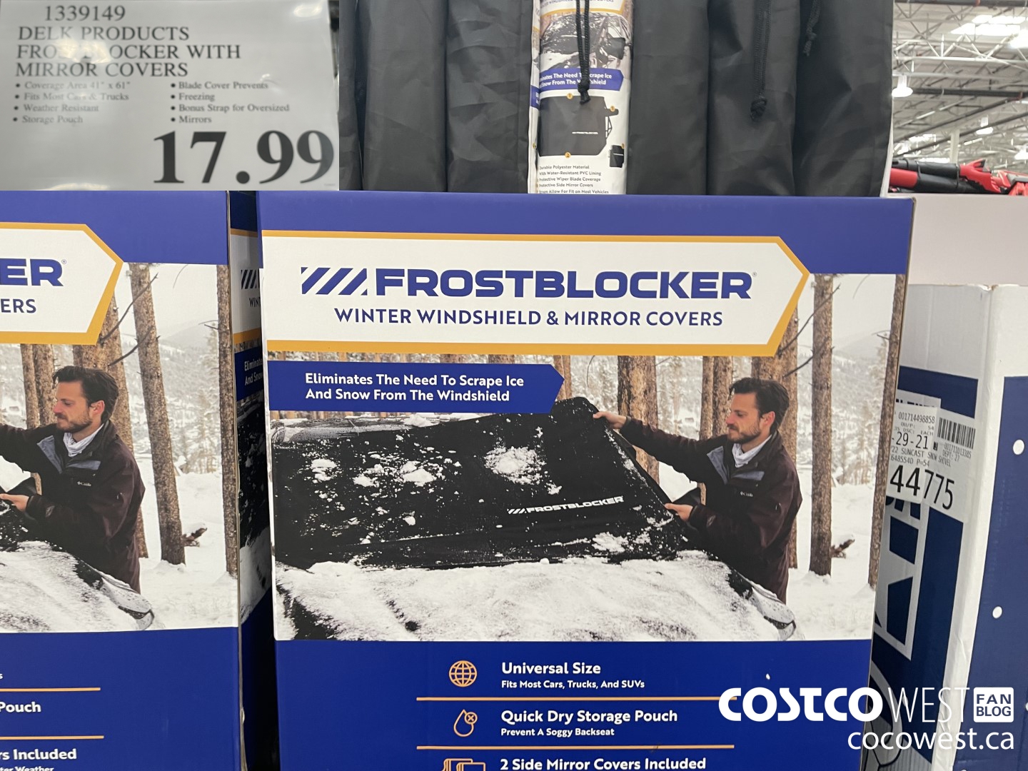 1339149 DELK PRODUCTS FROSTBLOCKER WITH MIRROR COVERS $17.99