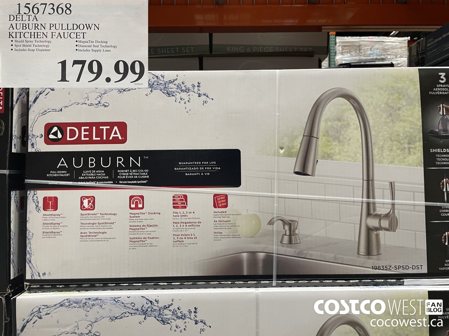 1567368 DELTA AUBURN PULLDOWN KITCHEN FAUCET  $179.99