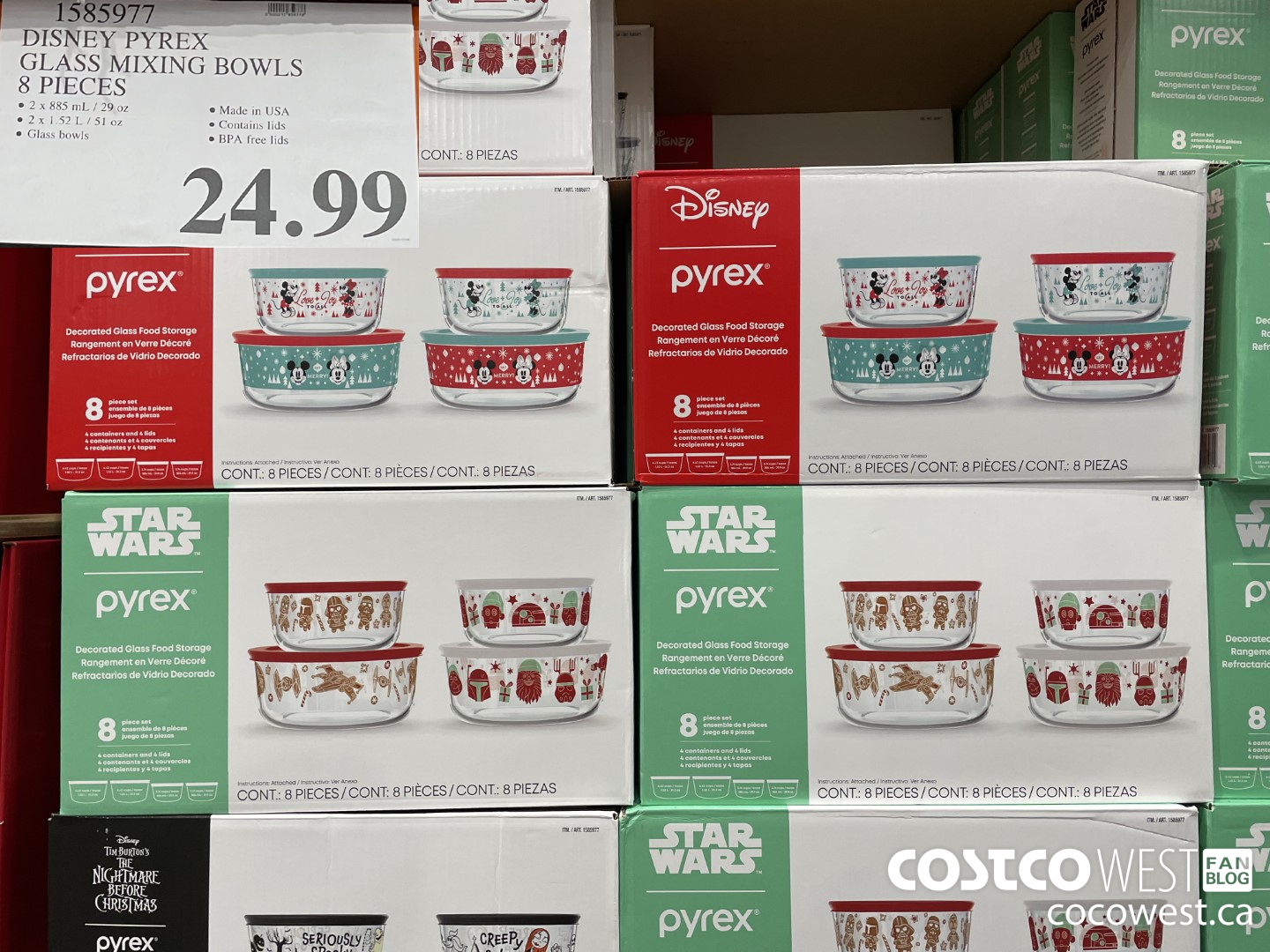 Disney & Star Wars Pyrex 8-Piece Storage Sets Only $17.99 at