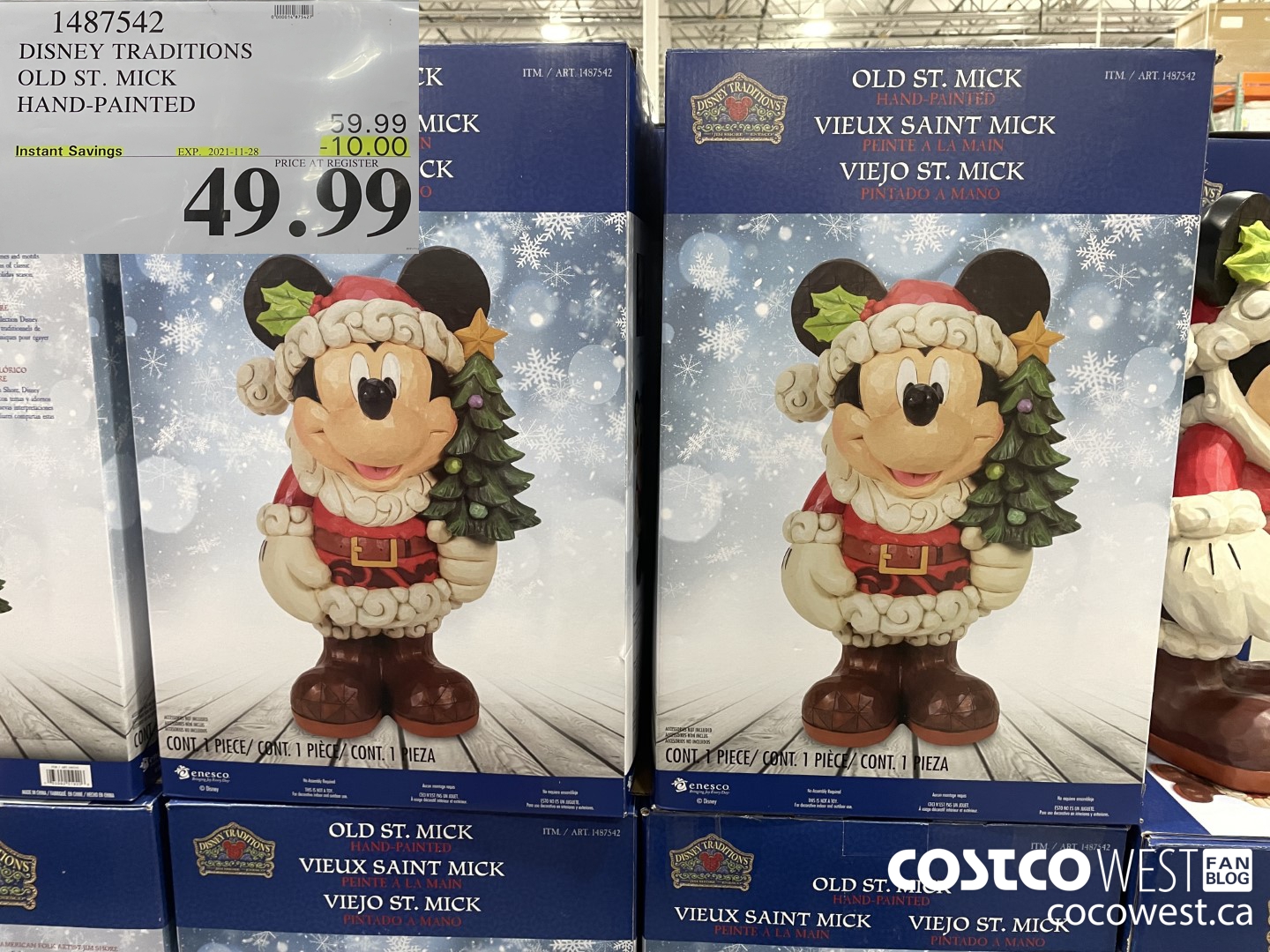 1487542 DISNEY TRADITIONS OLD ST. MICK HAND-PAINTED  ($10.00 INSTANT SAVINGS EXPIRES ON 2021-11-28) $49.99