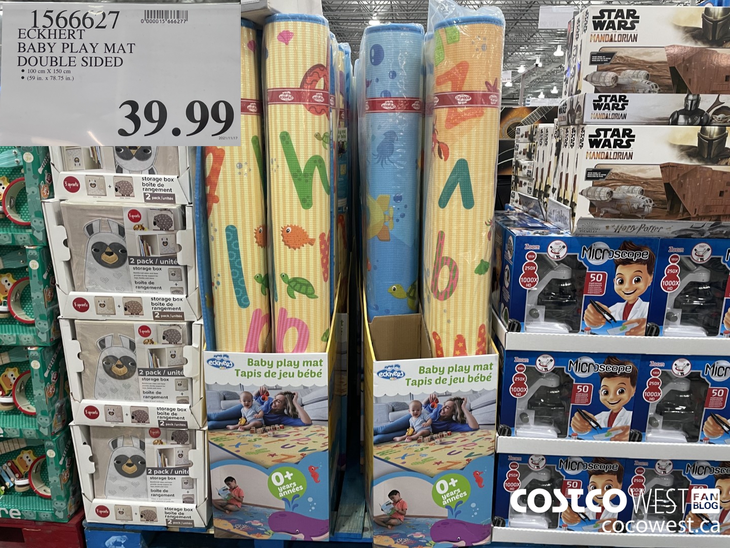 1566627 ECKHERT BABY PLAY MAT DOUBLE SIDED  $39.99