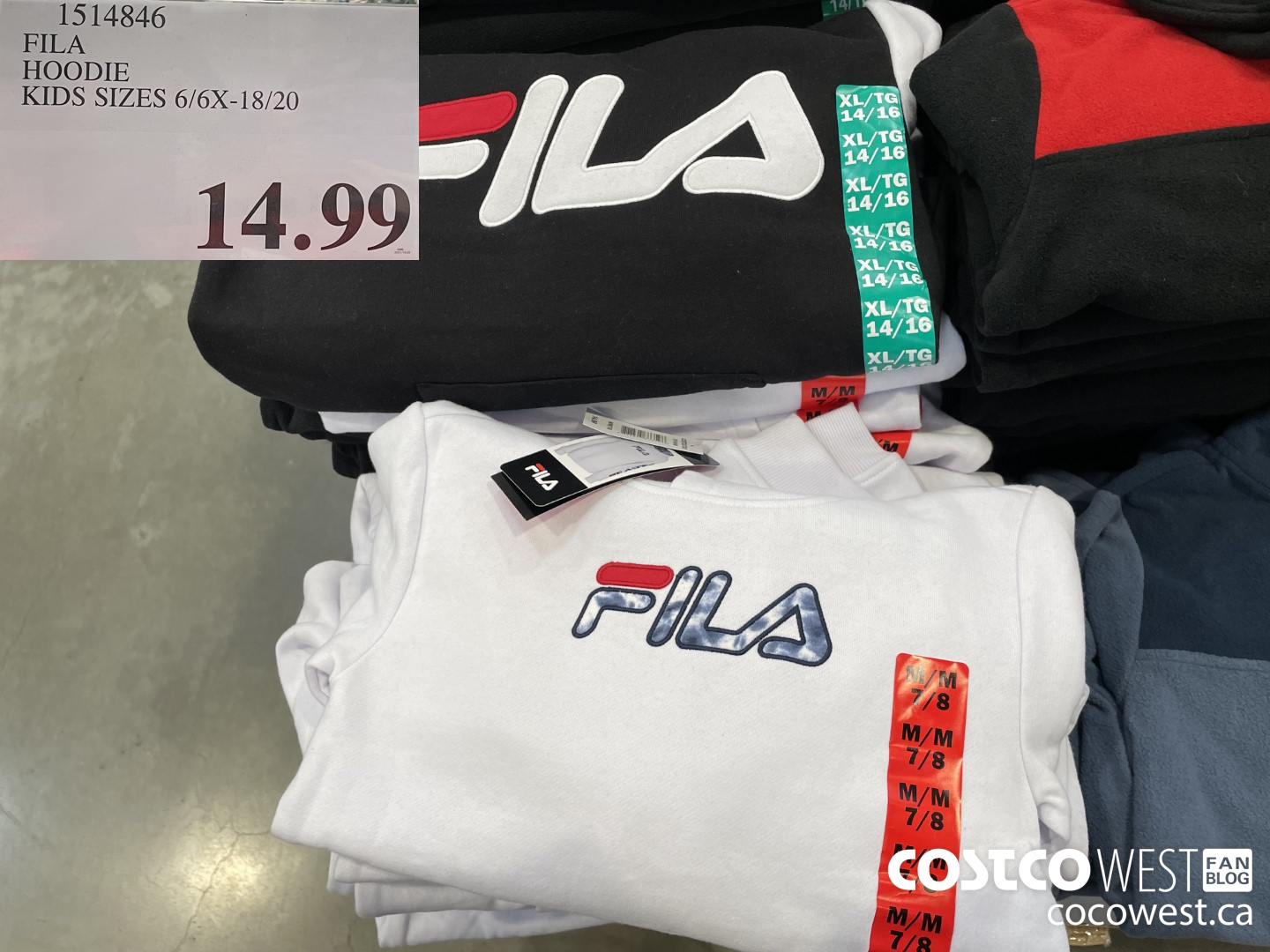 Fake fila store hoodie