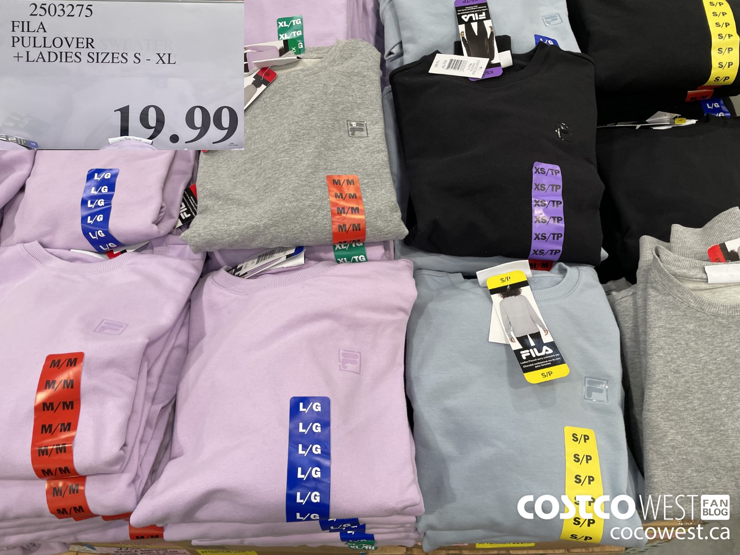 Fila clearance sweatshirt costco