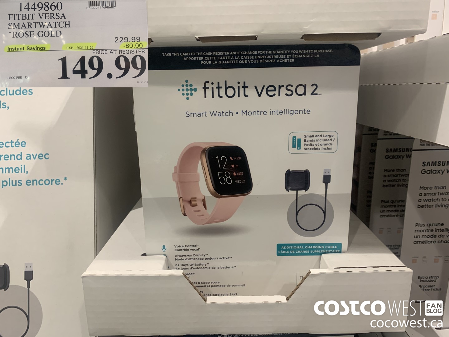 Costco fitbit versa online price