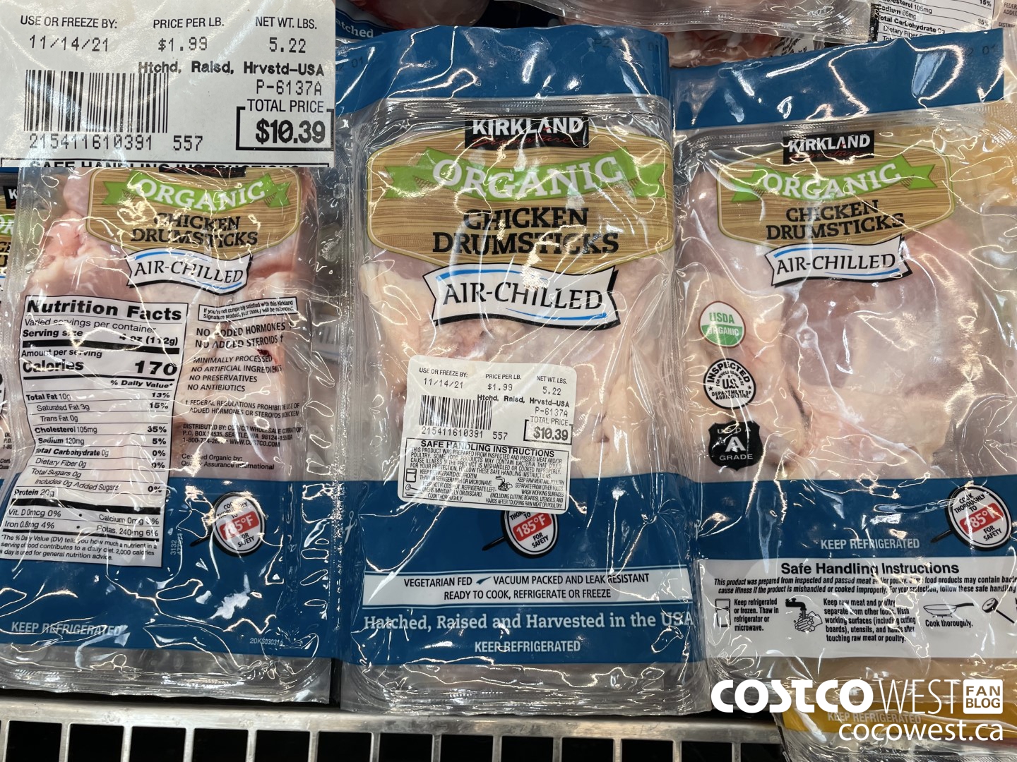15411 FRESH ORGANIC CHICKEN DRUMSTICKS PER LB ae pu A == LER OT  $1.99