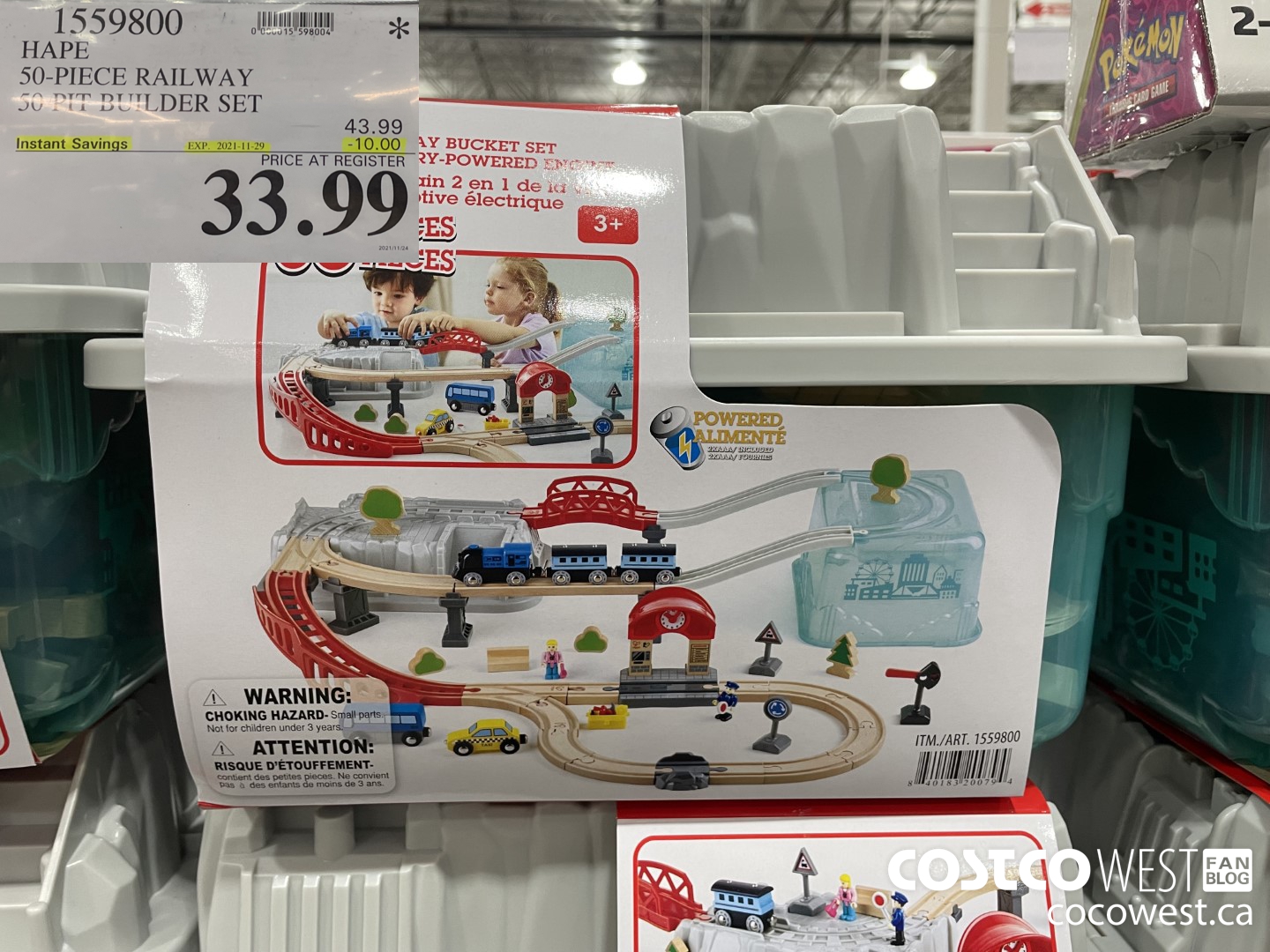 1559800 HAPE 50-PIECE RAILWAY 50 PIT BUILDER SET ($10.00 INSTANT SAVINGS EXPIRES ON 2021-11-29) $33.99