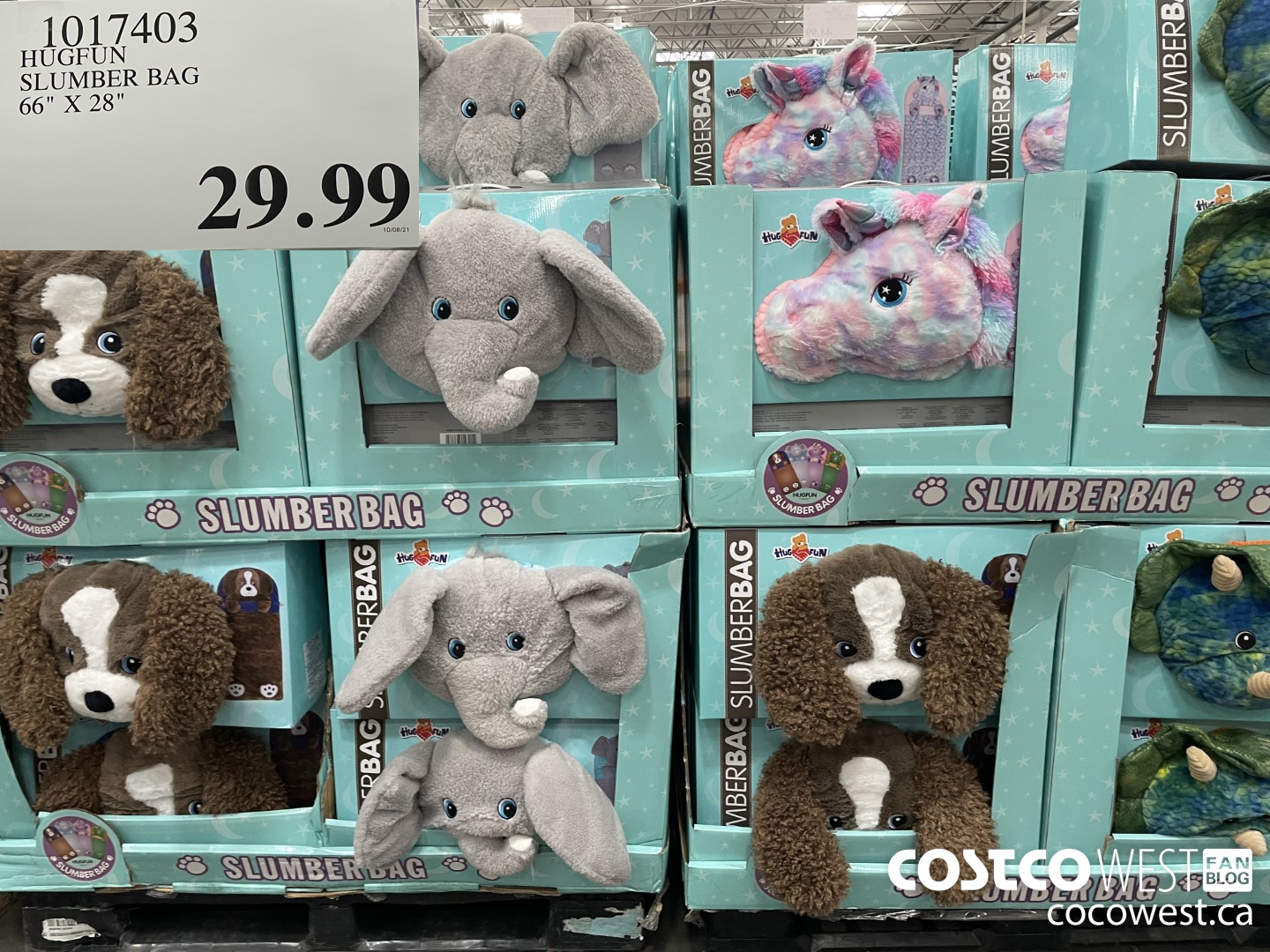 1017403 HUGFUN KIDS SLUMBER BAG 66