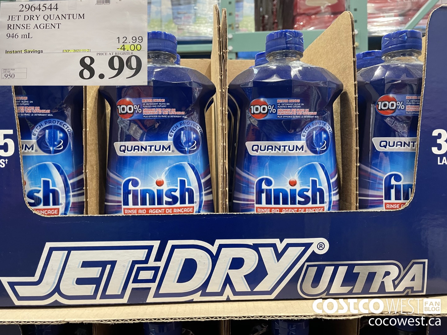 Costco: Finish Jet-Dry Rinse Aid LARGE 32 Ounce Bottles ONLY $4.99