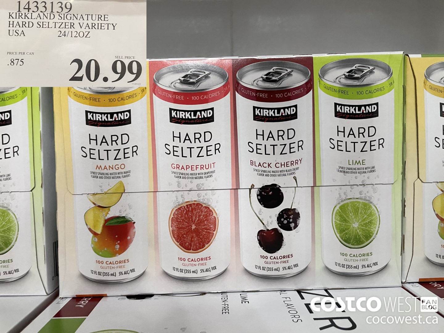 Costco Restocks Kirkland Hard Seltzer - Hard Seltzer News