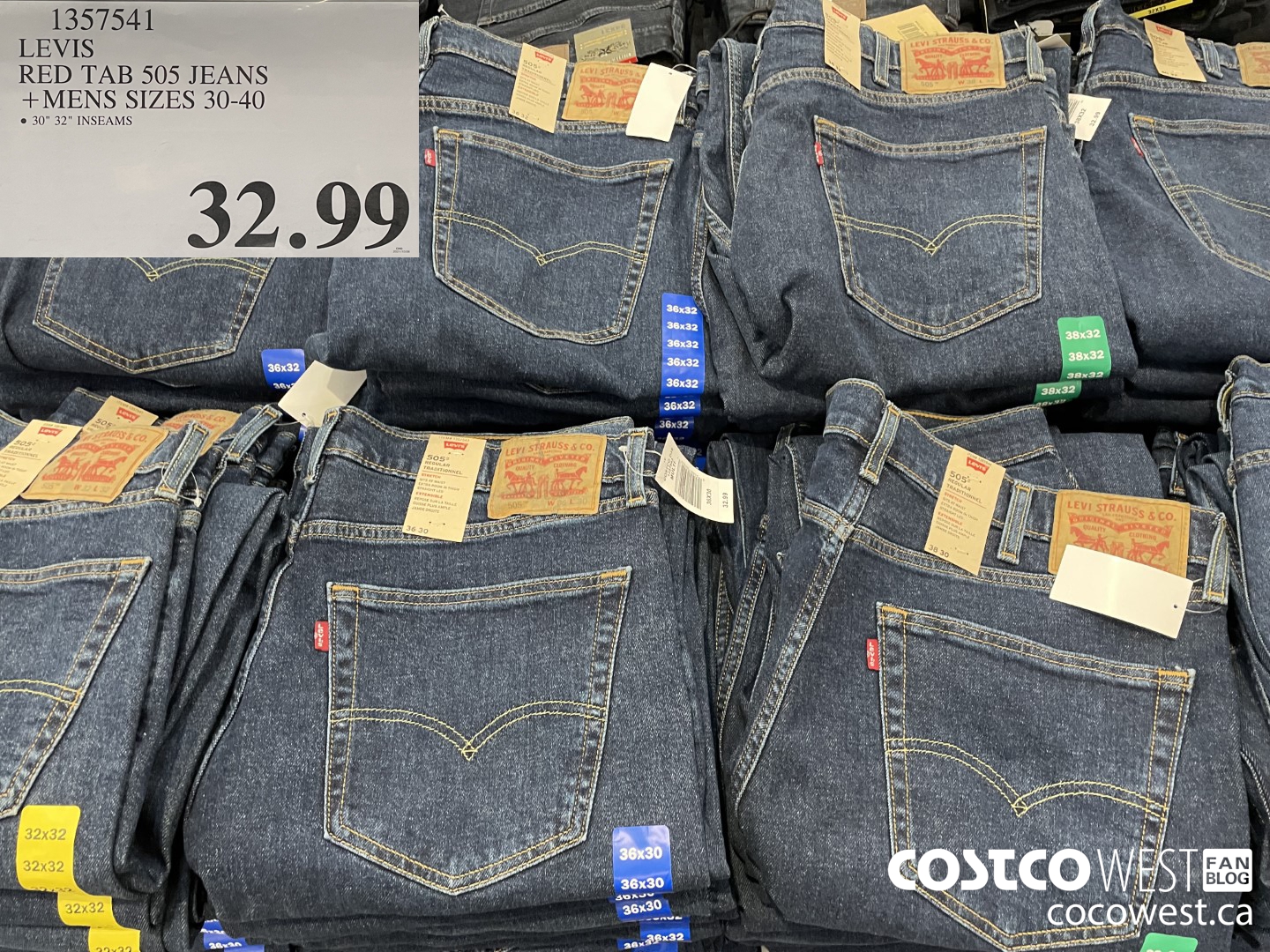 Costco 505 hot sale jeans