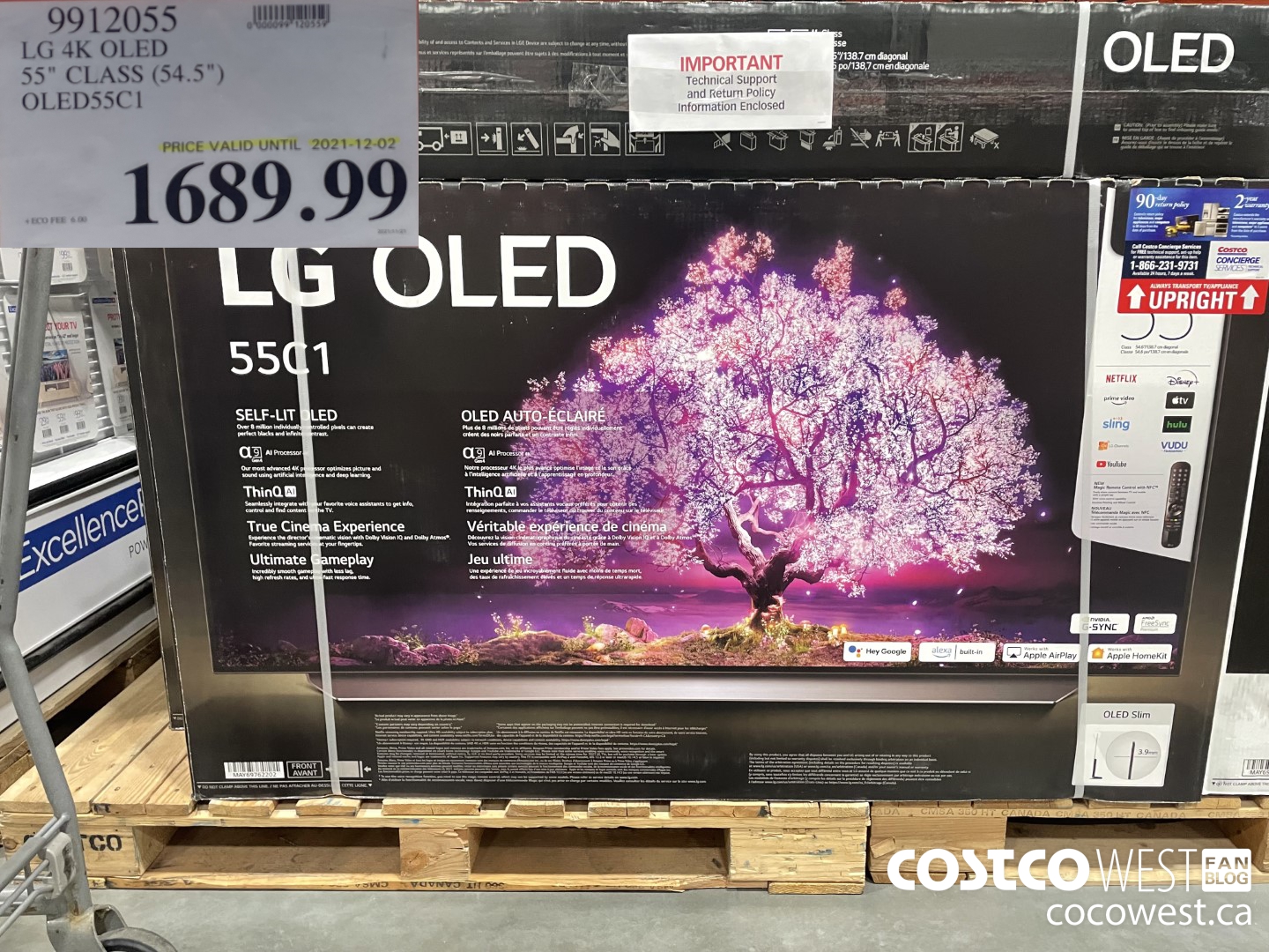 9912055 LG 4K OLED 55