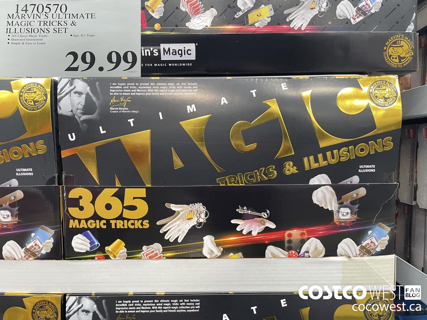 1470570 MARVIN'S ULTIMATE MAGIC TRICKS & ILLUSIONS SET  $29.99