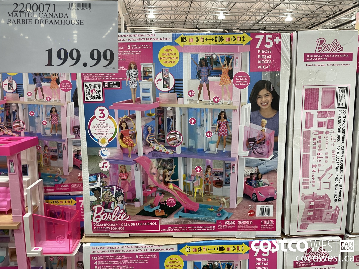 2200071 MATTEL CANADA BARBIE DREAMHOUSE  $199.99