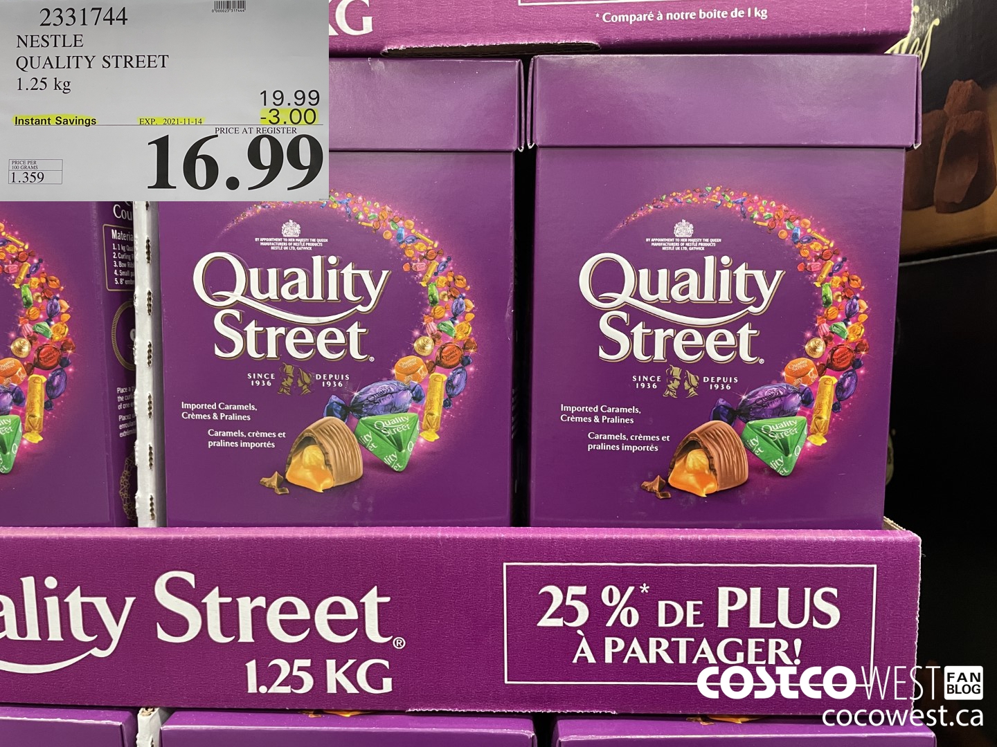 Nestlé Quality Street, 1.25 kg