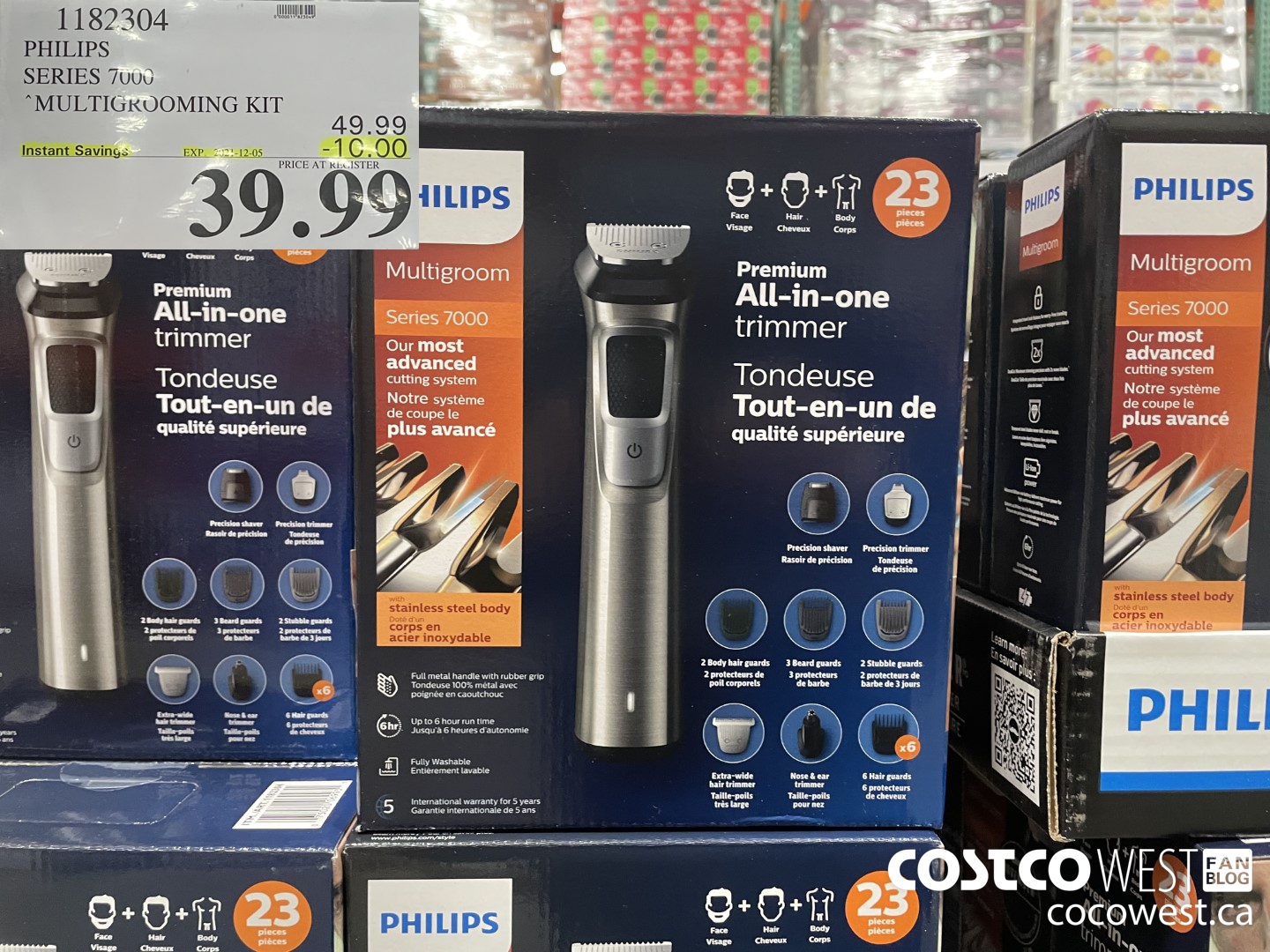 1182304 PHILIPS SERIES 7000 MULTIGROOMING KIT ($10.00 INSTANT SAVINGS EXPIRES ON 2021-12-05) $39.99