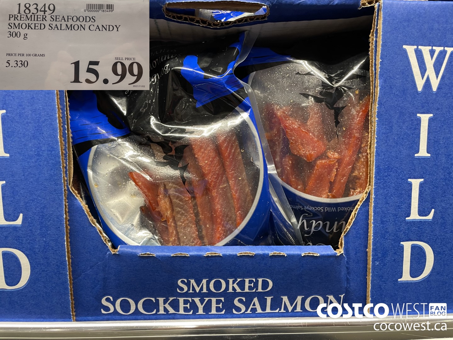 18349 PREMIER SEAFOODS SMOKED SALMON CANDY 300 g $15.99