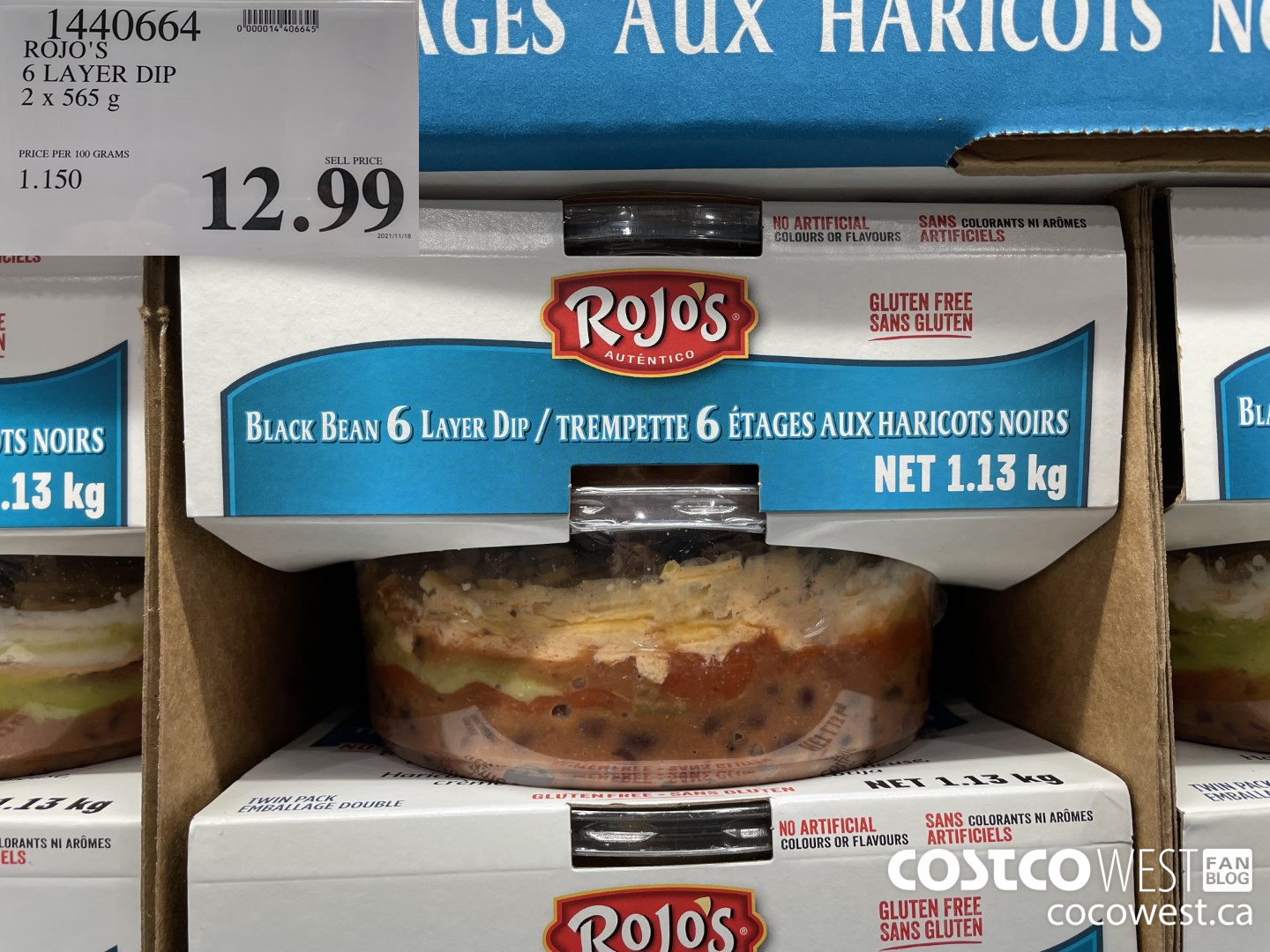 1440664 ROJO'S 6 LAYER DIP 2 x 565 g $12.99
