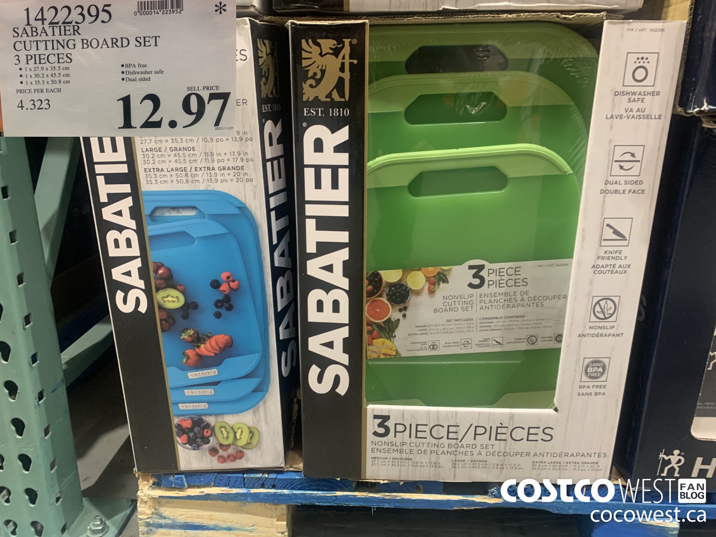 Sabatier, Set de Tablas para Cortar, Verde | Costco México