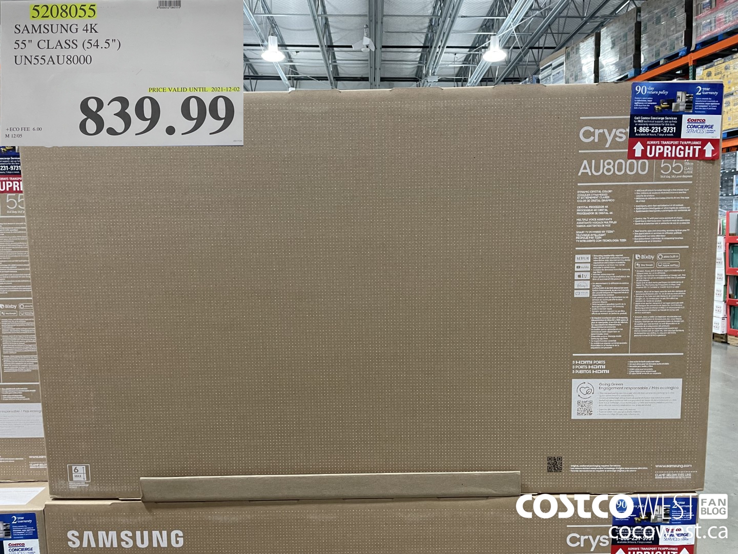 5208055 SAMSUNG 4K 55