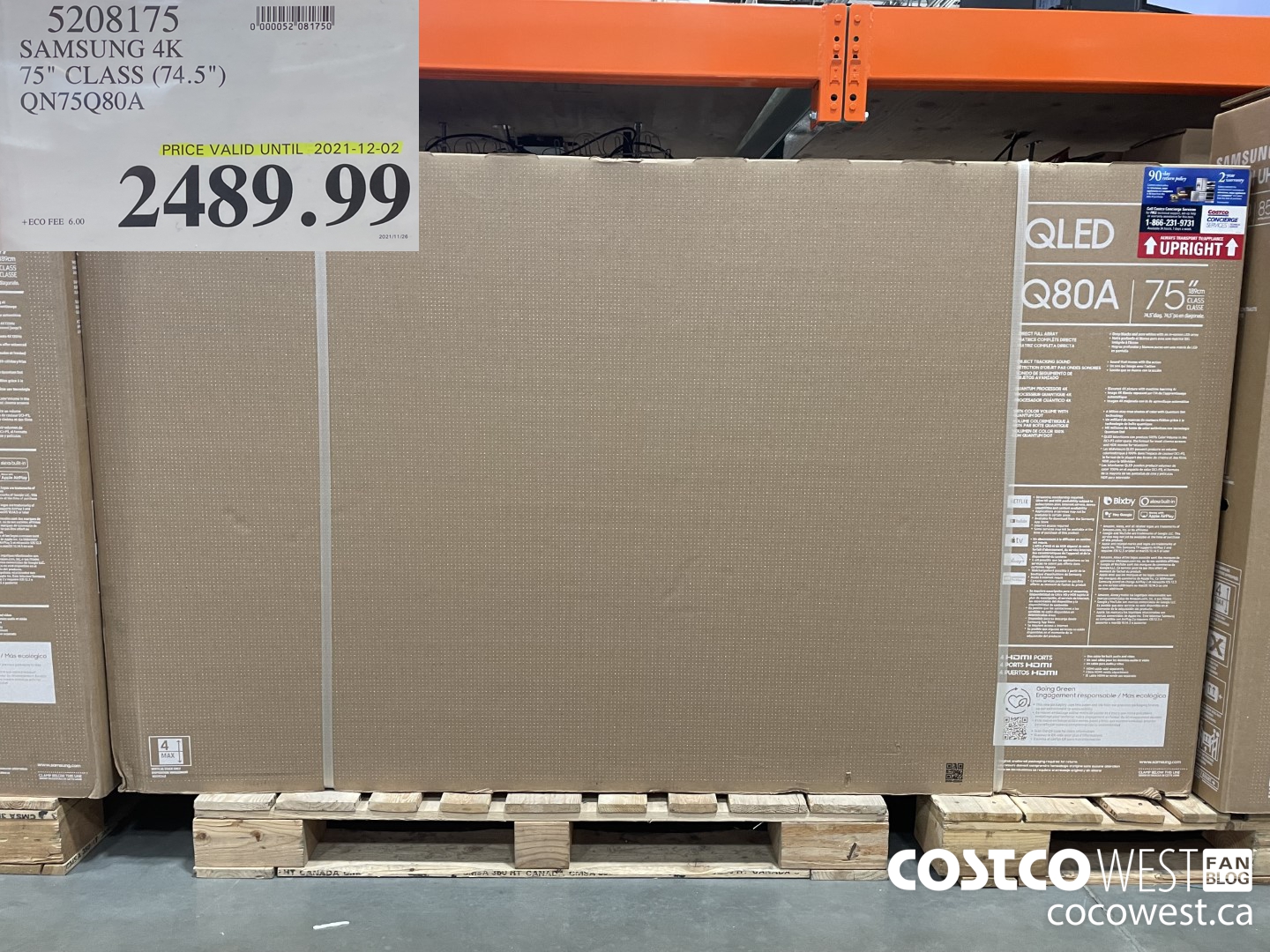 5208175 SAMSUNG 4K 75