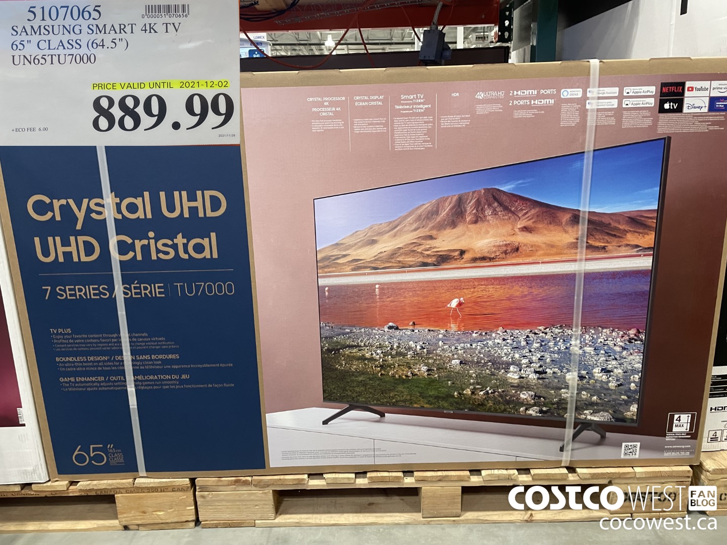 5107065 SAMSUNG SMART 4K TV 65