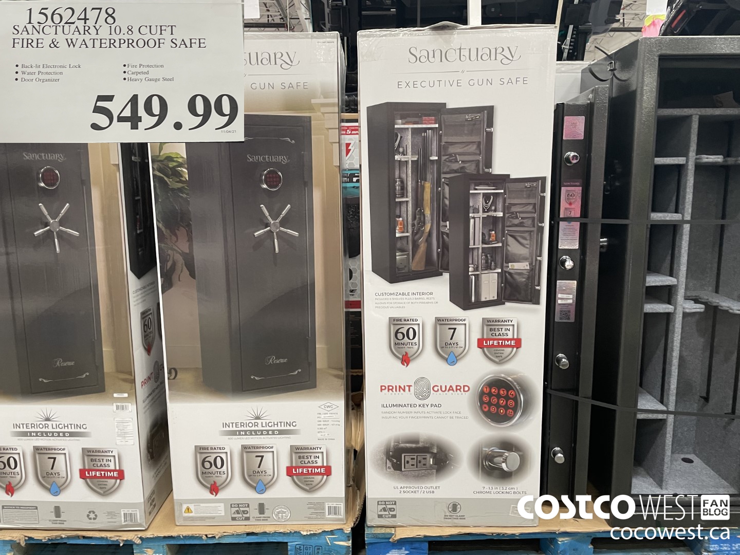 1562478 SANCTUARY 10.8 CUFT FIRE & WATERPROOF SAFE  $549.99