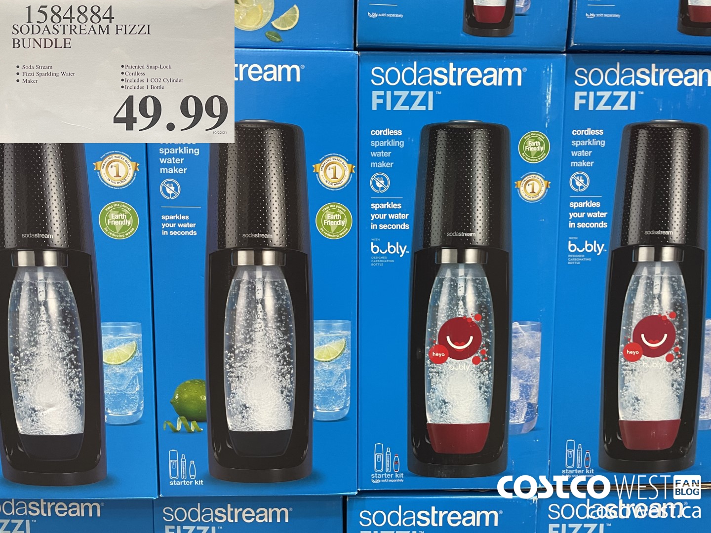 1584884 SODASTREAM FIZZI BUNDLE  $49.99