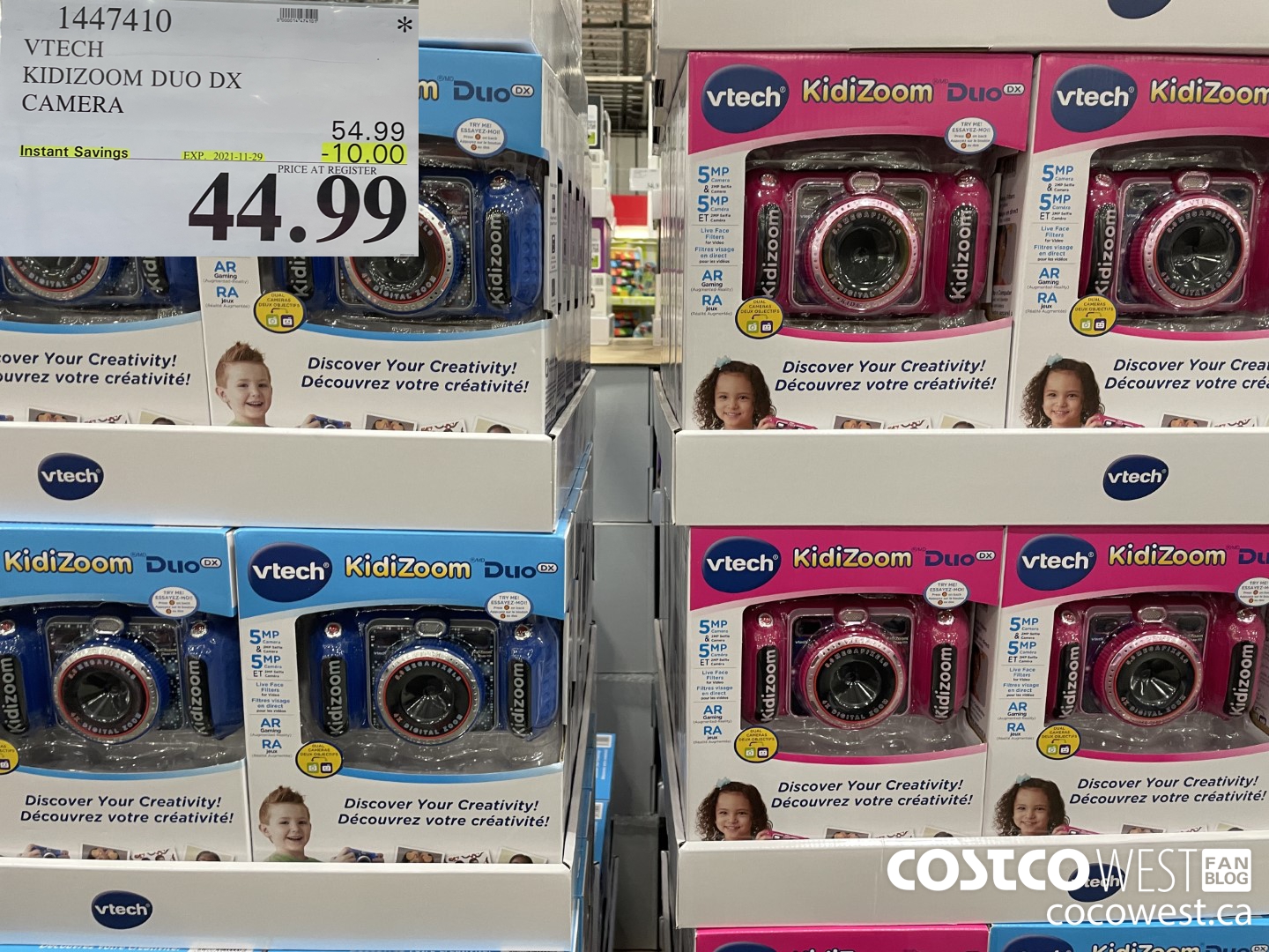 1447410 VTECH KIDIZOOM DUO DX CAMERA ($10.00 INSTANT SAVINGS EXPIRES ON 2021-11-29) $44.99