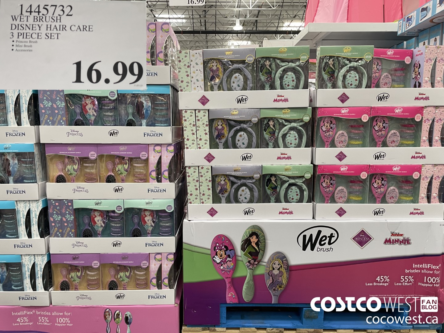 1445732 WET BRUSH DISNEY HAIR CARE 3 PIECE SET  $16.99