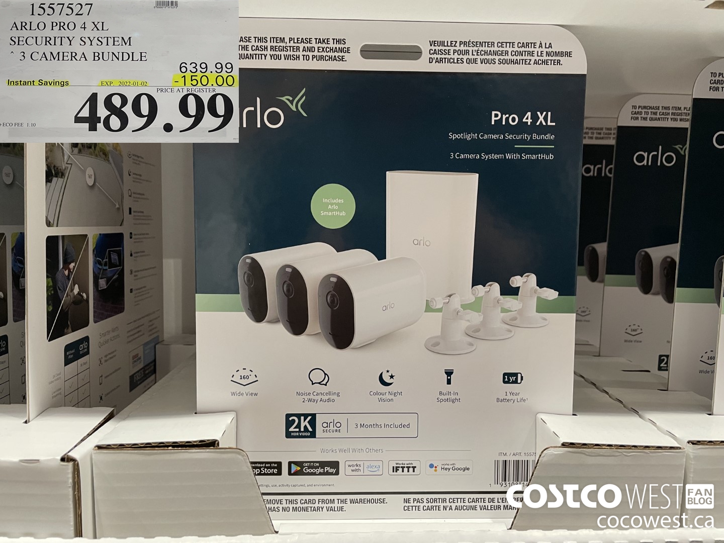 Costco arlo pro 3 hot sale pack