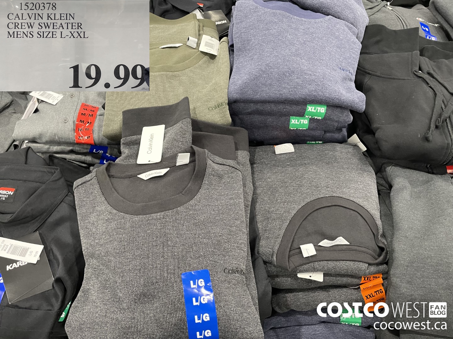 Costco calvin best sale klein sweater