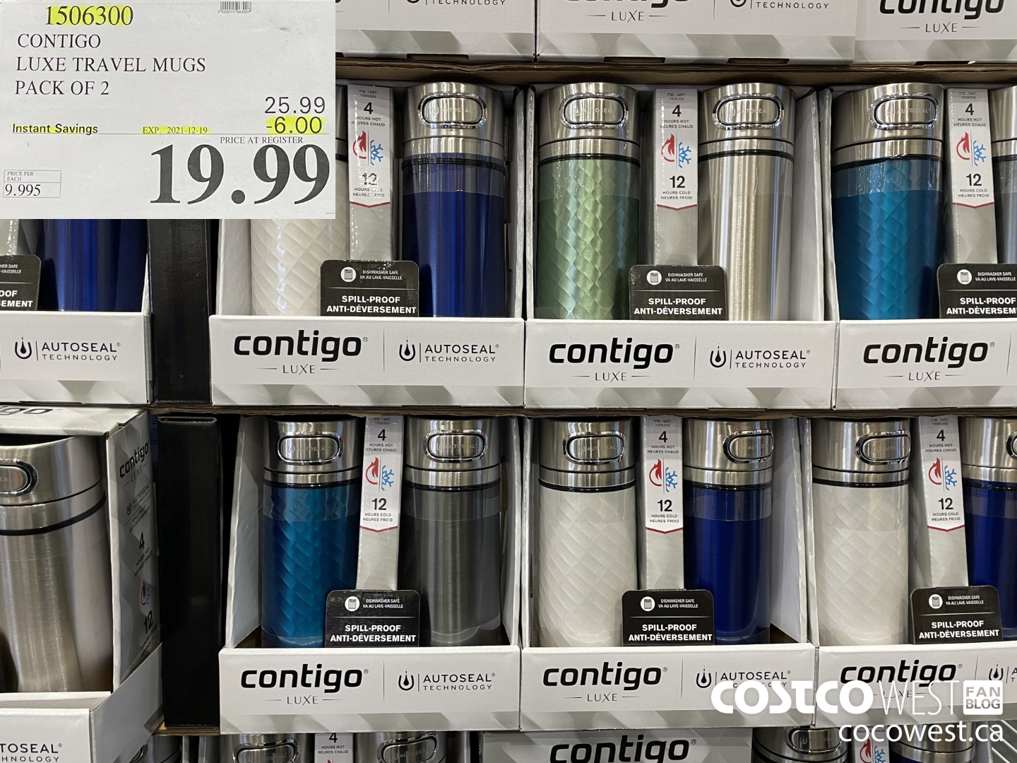 Costco] Contigo Luxe Travel Mugs - 2 Pack - $14.97 (YMMV warehouse deal  found at Scarborough location) - RedFlagDeals.com Forums