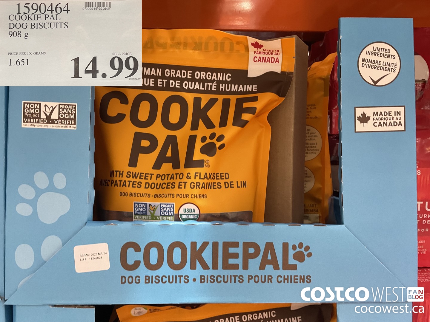 cookie pal dog treats costco