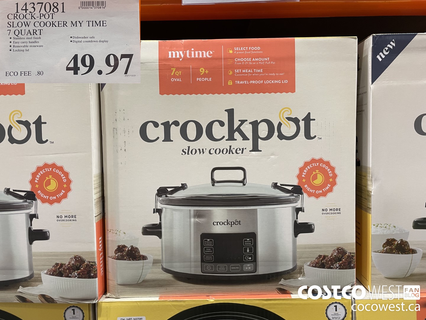 Crock-Pot 7-Quart Slow Cooker w/ Locking Lid & Carrying Bag Only $29.99 at  Costco