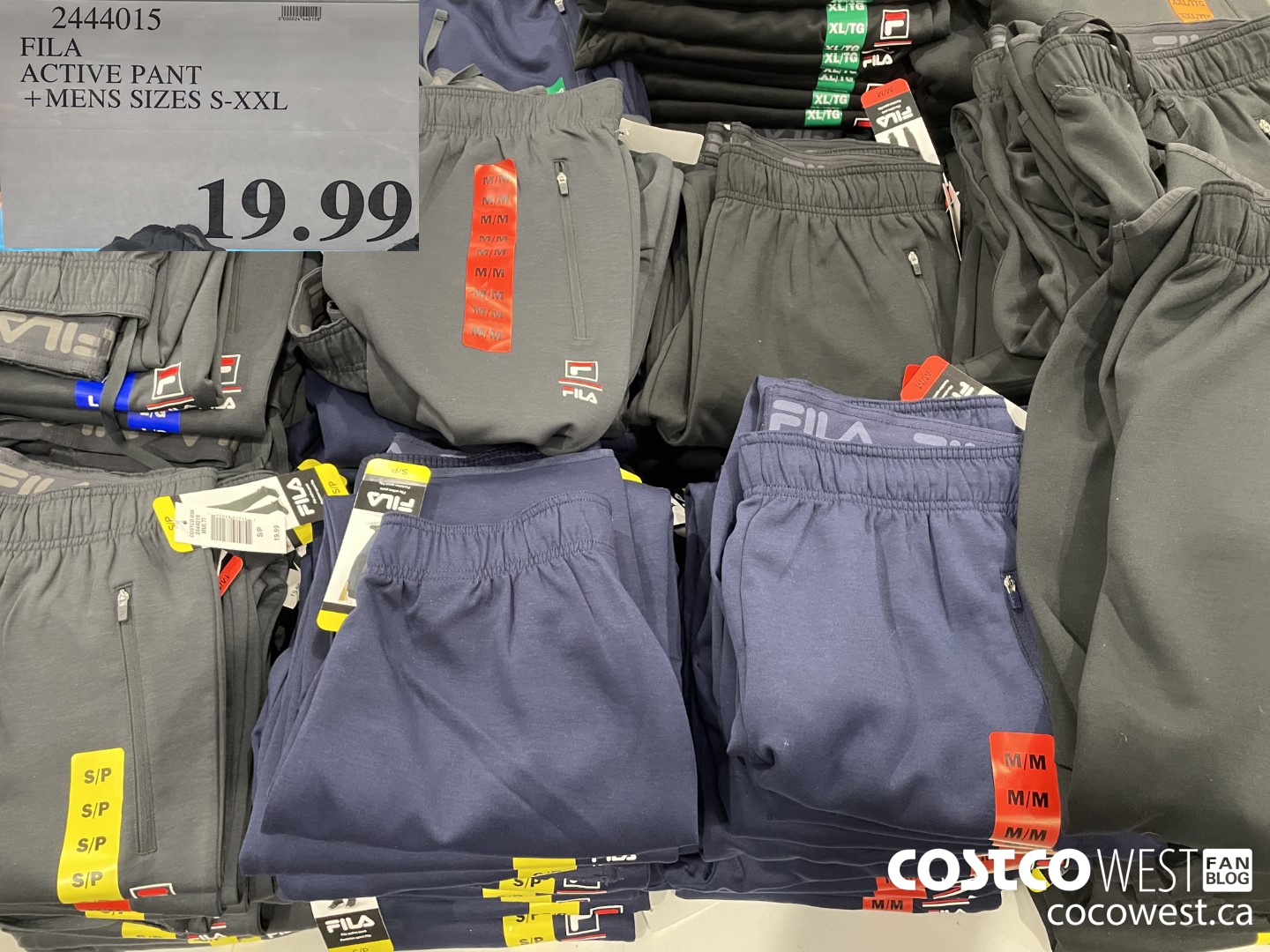 Fila shop pants costco