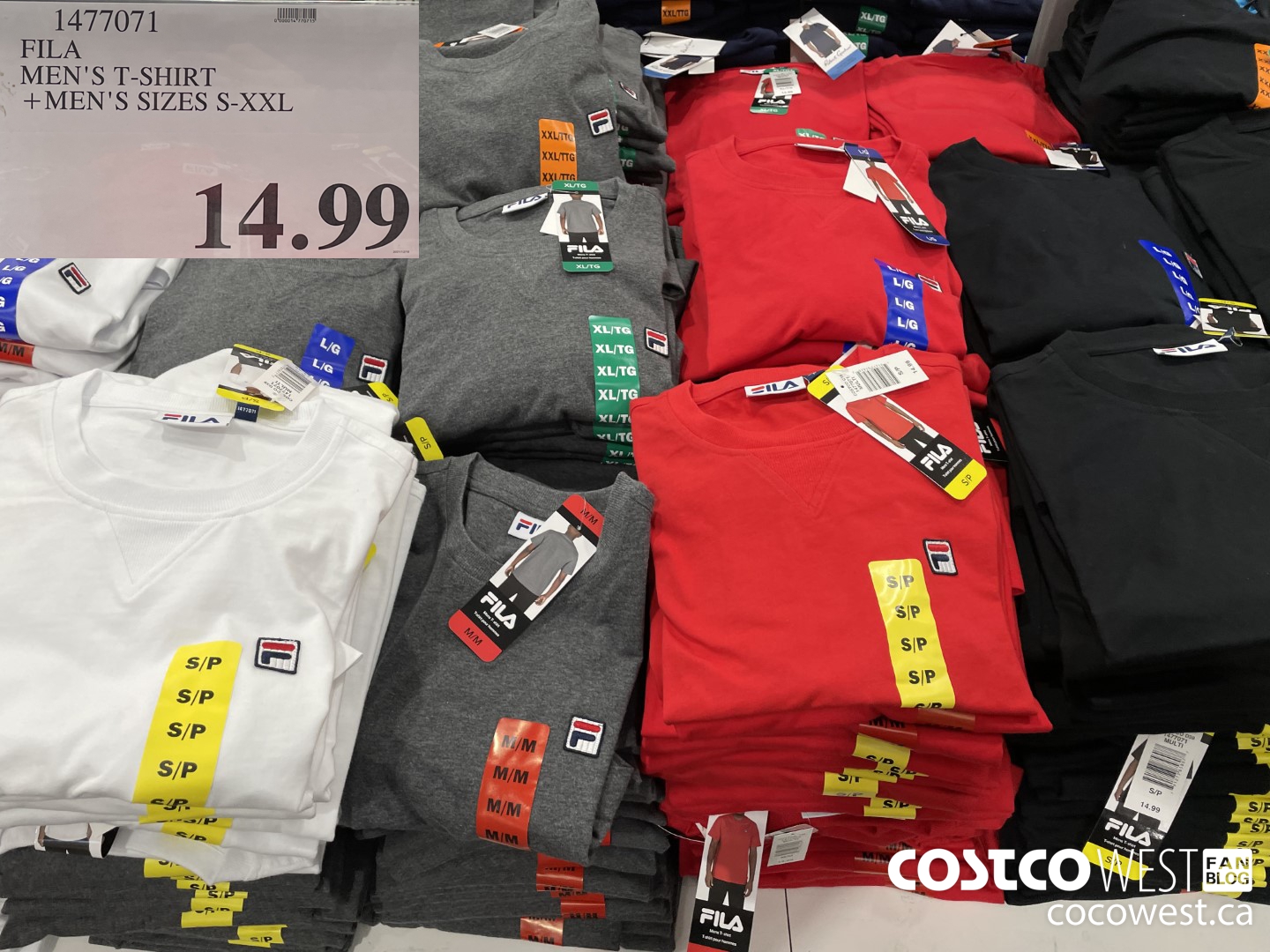 Fila shirts outlet costco