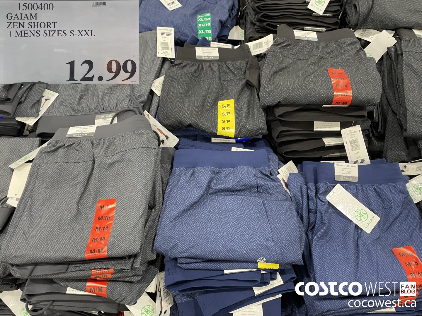 1500400 GAIAM ZEN SHORT MENS SIZES S XXL 3 00 INSTANT SAVINGS EXPIRES ON  2022 03 13 9 99 - Costco East Fan Blog